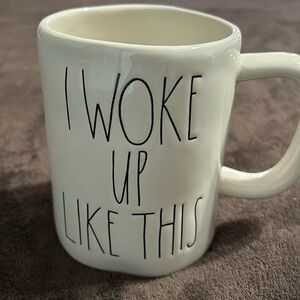 Rae Dunn by Magenta coffee cup “I WOKE UP LIKE THIS”